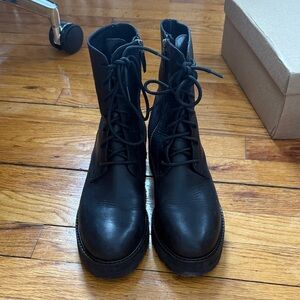 Eileen Fisher Black Heeled Boots